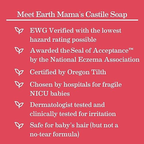 The Tribalist Earth Mama Simply Non-Scents Baby Wash Foaming Hand Soap, Organic All-Purpose Body Wash for Sensitive Skin