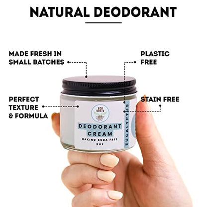 ECO ROOTS: Organic Deodorant Cream, Non Aluminum, for Men & Women - The Tribalist