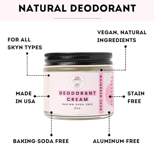 ECO ROOTS: Organic Deodorant Cream, Non Aluminum, for Men & Women - The Tribalist