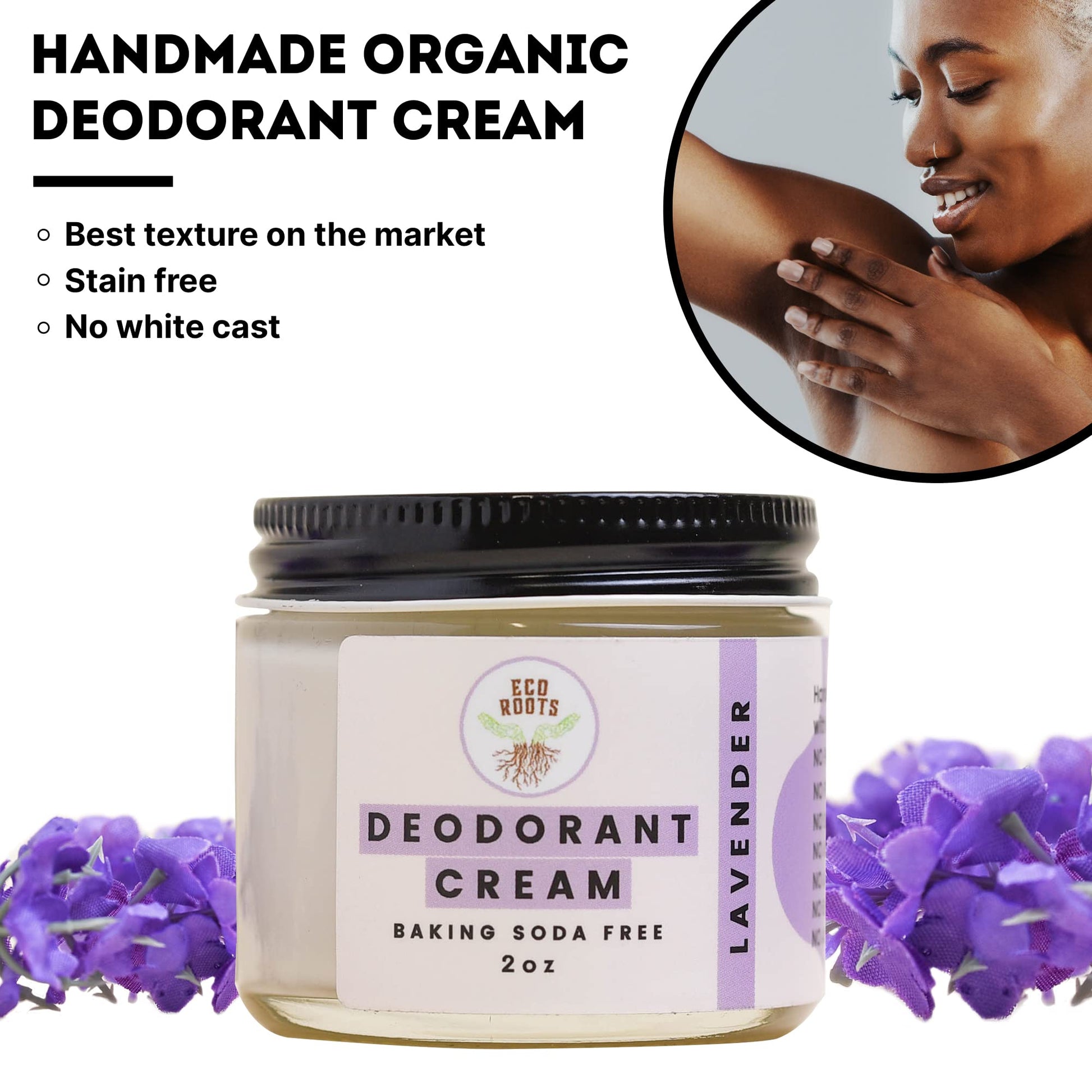 ECO ROOTS: Organic Deodorant Cream, Non Aluminum, for Men & Women - The Tribalist