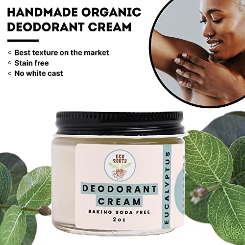 ECO ROOTS: Organic Deodorant Cream, Non Aluminum, for Men & Women - The Tribalist