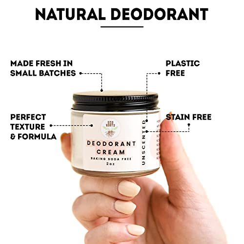 ECO ROOTS: Organic Deodorant Cream, Non Aluminum, for Men & Women - The Tribalist