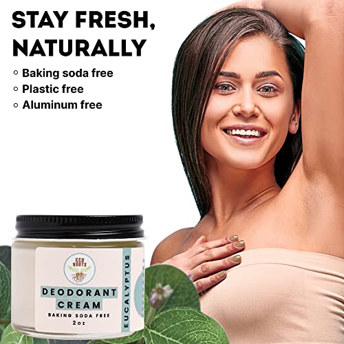 ECO ROOTS: Organic Deodorant Cream, Non Aluminum, for Men & Women - The Tribalist