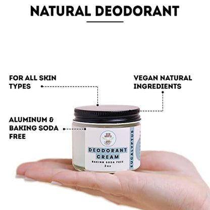 ECO ROOTS: Organic Deodorant Cream, Non Aluminum, for Men & Women - The Tribalist