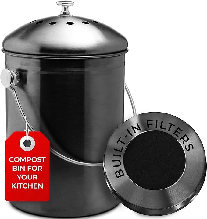 EPICA: Countertop Compost Bin Kitchen (1.3 Gallon) - The Tribalist