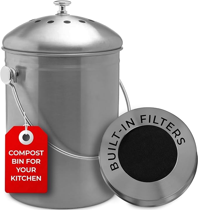 EPICA: Countertop Compost Bin Kitchen (1.3 Gallon) - The Tribalist