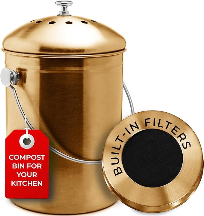 EPICA: Countertop Compost Bin Kitchen (1.3 Gallon) - The Tribalist