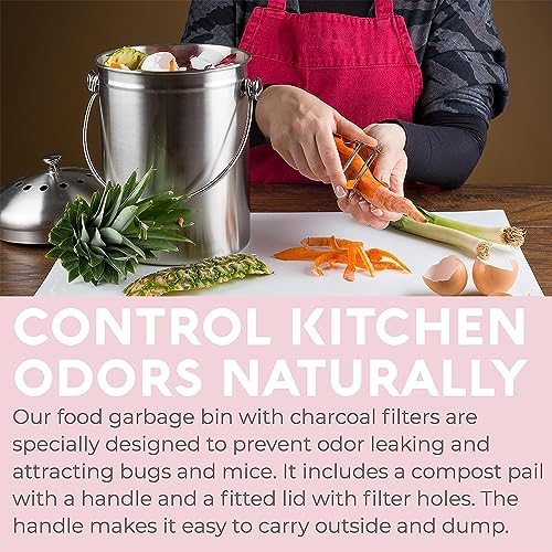 EPICA: Countertop Compost Bin Kitchen (1.3 Gallon) - The Tribalist