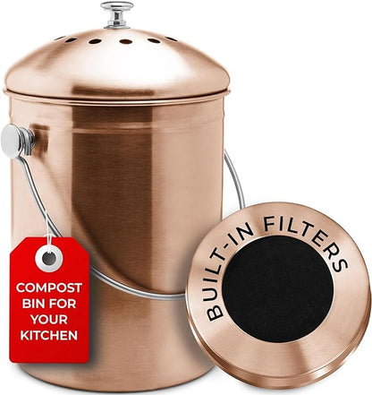 EPICA: Countertop Compost Bin Kitchen (1.3 Gallon) - The Tribalist