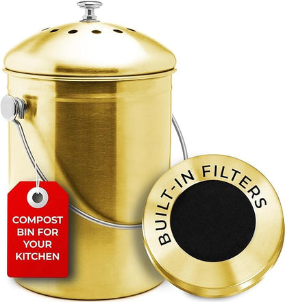 EPICA: Countertop Compost Bin Kitchen (1.3 Gallon) - The Tribalist