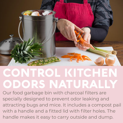 EPICA: Countertop Compost Bin Kitchen (1.3 Gallon) - The Tribalist