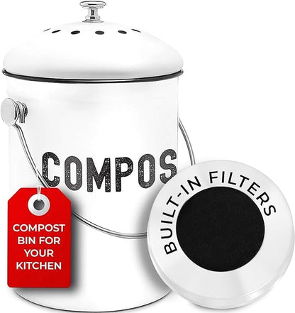 EPICA: Countertop Compost Bin Kitchen (1.3 Gallon) - The Tribalist