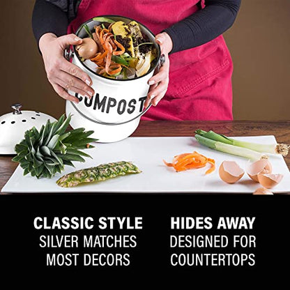 EPICA: Countertop Compost Bin Kitchen (1.3 Gallon) - The Tribalist