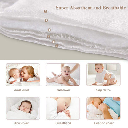 The Tribalist - Fasoar: 100% Unbleached Premium Cotton Pre-Fold Baby Cloth Diapers