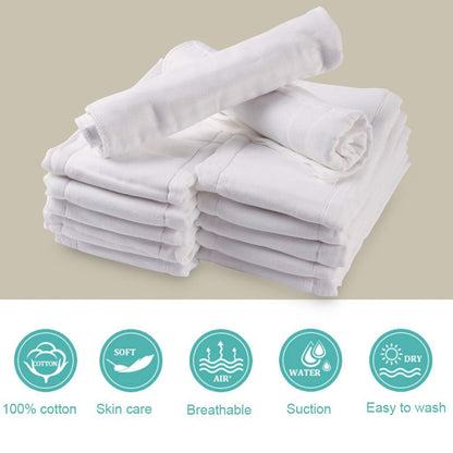 The Tribalist - Fasoar: 100% Unbleached Premium Cotton Pre-Fold Baby Cloth Diapers