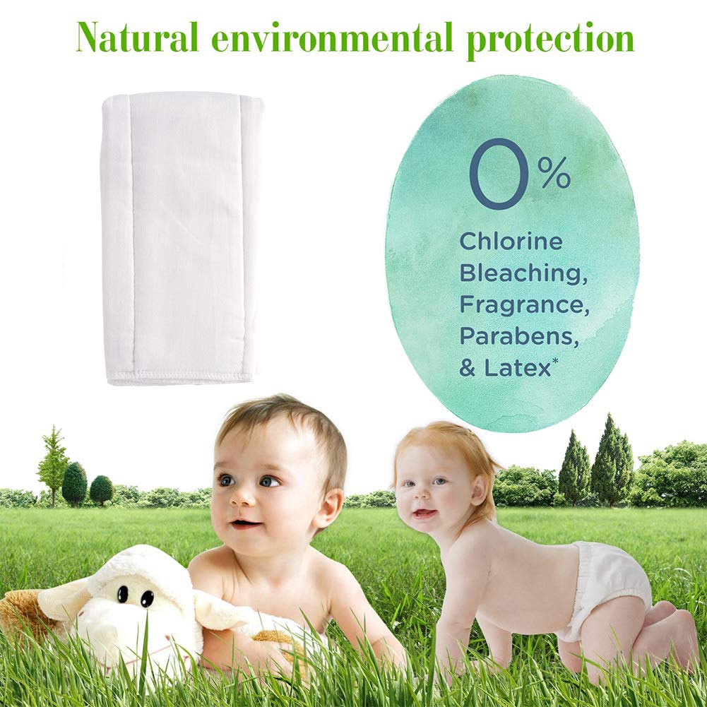 The Tribalist - Fasoar: 100% Unbleached Premium Cotton Pre-Fold Baby Cloth Diapers