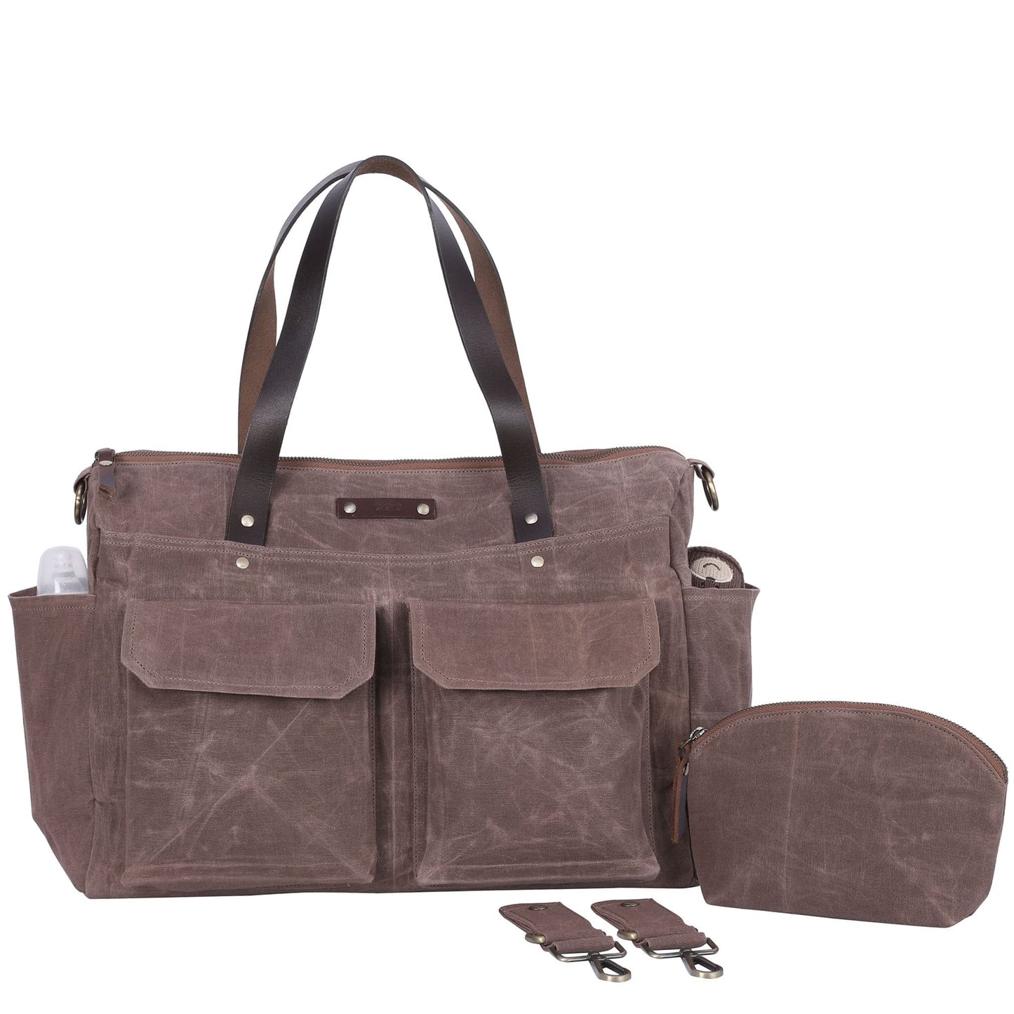 The Tribalist - Generic: Pipa Large Waterproof Diaper Bag with Pouch and Stroller Clips