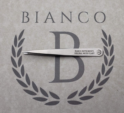 The Tribalist - Generic: Slant and Micro Slant Tweezer Bundle by Bianco Instruments in Stainless Steel