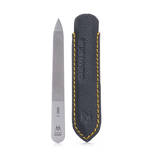 The Tribalist - GERmanikure: Triple-Cut Metal Nail File Made of Double-Sided Finox Stainless Steel