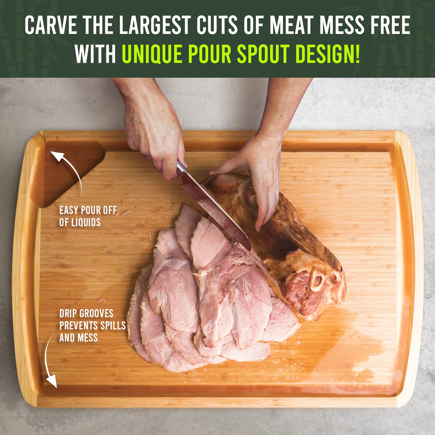 GREENER CHEF Multiple Sizes Cutting Board with Lifetime Replacements - The Tribalist