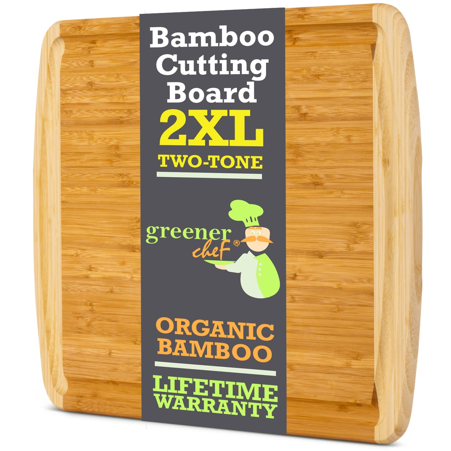 GREENER CHEF Multiple Sizes Cutting Board with Lifetime Replacements - The Tribalist