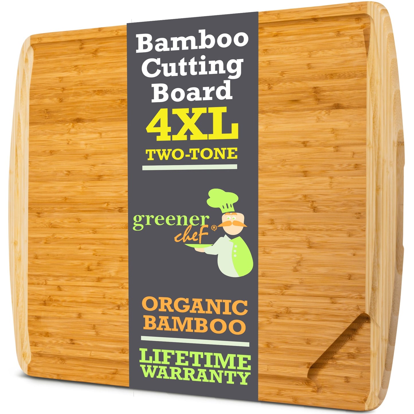 GREENER CHEF Multiple Sizes Cutting Board with Lifetime Replacements - The Tribalist