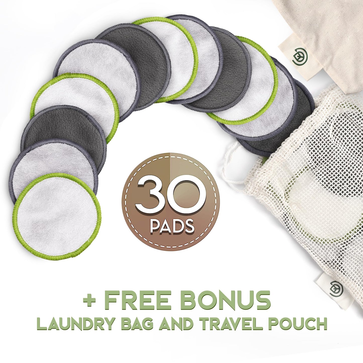 Greenzla: Reusable Makeup Remover Pads With a Washable Laundry Bag - The Tribalist