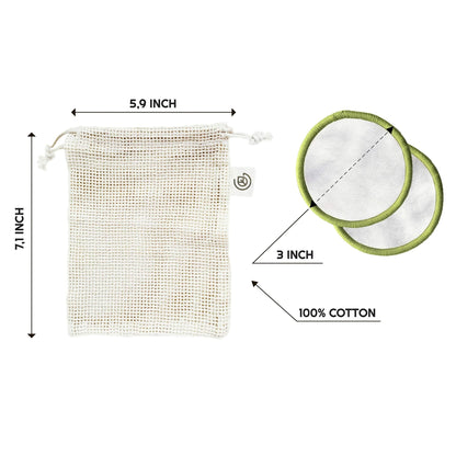 Greenzla: Reusable Makeup Remover Pads With a Washable Laundry Bag - The Tribalist