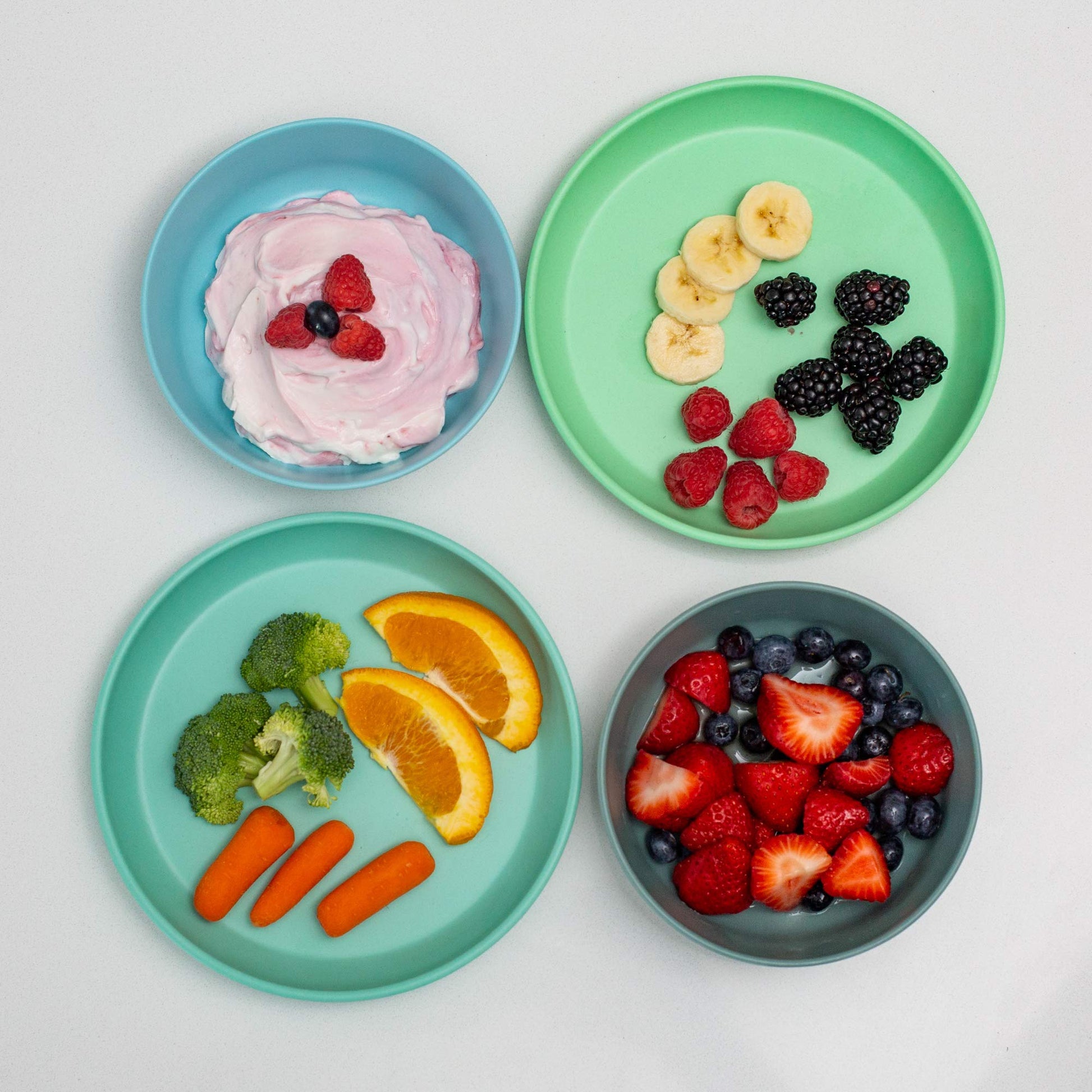 The Tribalist - Grow Forward: Kids Bamboo Bowl and Plate Set