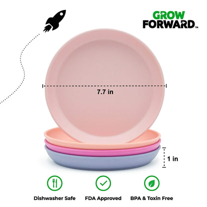 The Tribalist - Grow Forward: Kids Bamboo Bowl and Plate Set