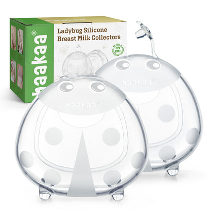 The Tribalist - haakaa: Ladybug Silicone Breast Milk Collectors