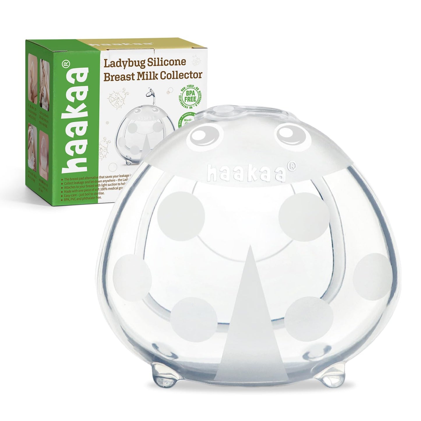 The Tribalist - haakaa: Ladybug Silicone Breast Milk Collectors