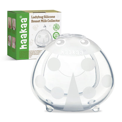 The Tribalist - haakaa: Ladybug Silicone Breast Milk Collectors