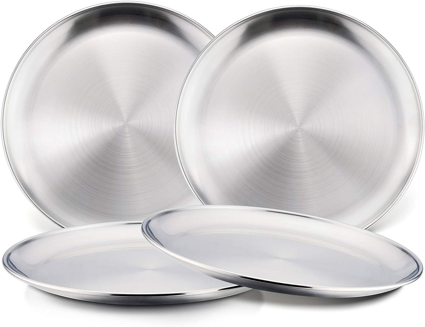 The Tribalist - HaWare HaWare: 18/8 Stainless Steel Kids Plates (Pack of 4)