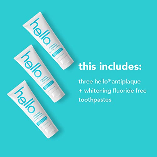 The Tribalist - Hello: Antiplaque + Whitening Fluoride Free Toothpaste,