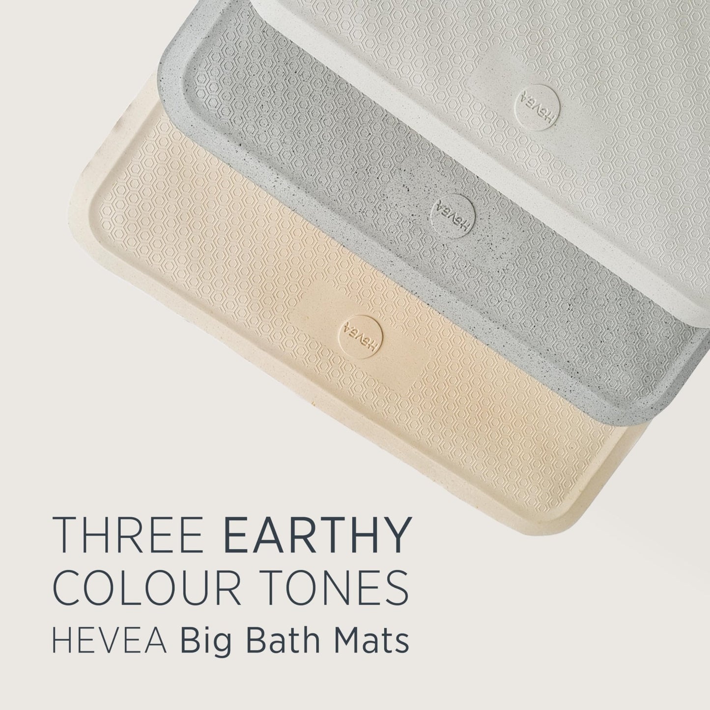 The Tribalist HEVEA Baby & Toddler Bath Mat - 100% Natural Rubber Non Slip Bathtub Mat for Baby - Upcycled, Danish Design