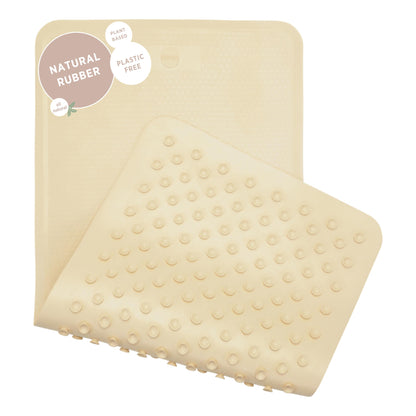 The Tribalist HEVEA Baby & Toddler Bath Mat - 100% Natural Rubber Non Slip Bathtub Mat for Baby - Upcycled, Danish Design