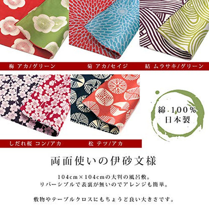 Honjien: Reversible Furoshiki Wrapping Cloth– 100% Cotton with Isa Monyo Classical Pattern - The Tribalist