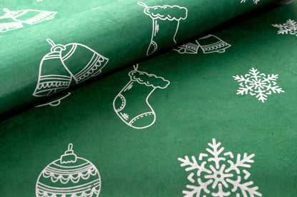 Kathmandu Valley Co: Reusable Handmade Wrapping Paper - Made in Nepal, 20x30 inches (10 Sheets) - The Tribalist