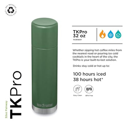 Klean Kanteen: TK Pro Water Bottle (32 Oz Fairway) - The Tribalist