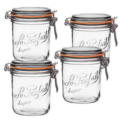 The Tribalist - Le Parfait: French Glass Canning Jar with Airtight Rubber Seal