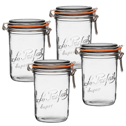 The Tribalist - Le Parfait: French Glass Canning Jar with Airtight Rubber Seal