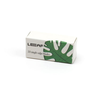 Leaf Shave | Single-Edge Safety Razor Blades - 50 Count - The Tribalist