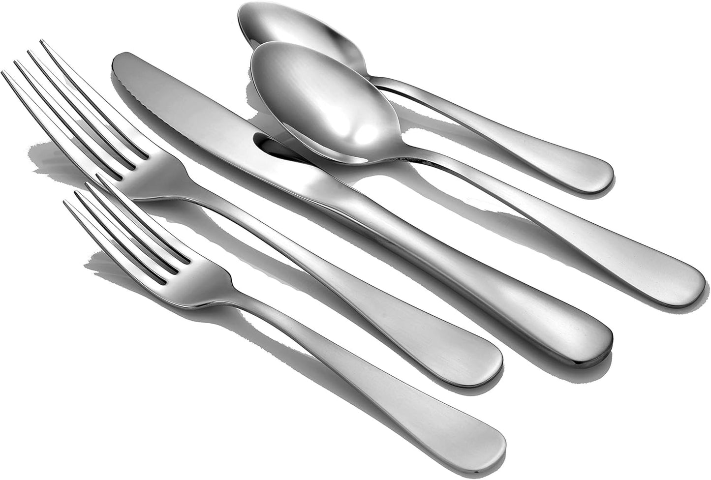 Liberty Tableton: Satin Annapolis Flatware (45 Piece set for 8) - The Tribalist