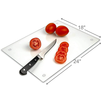 The Tribalist - Light In The Dark: Tempered Glass Cutting Board