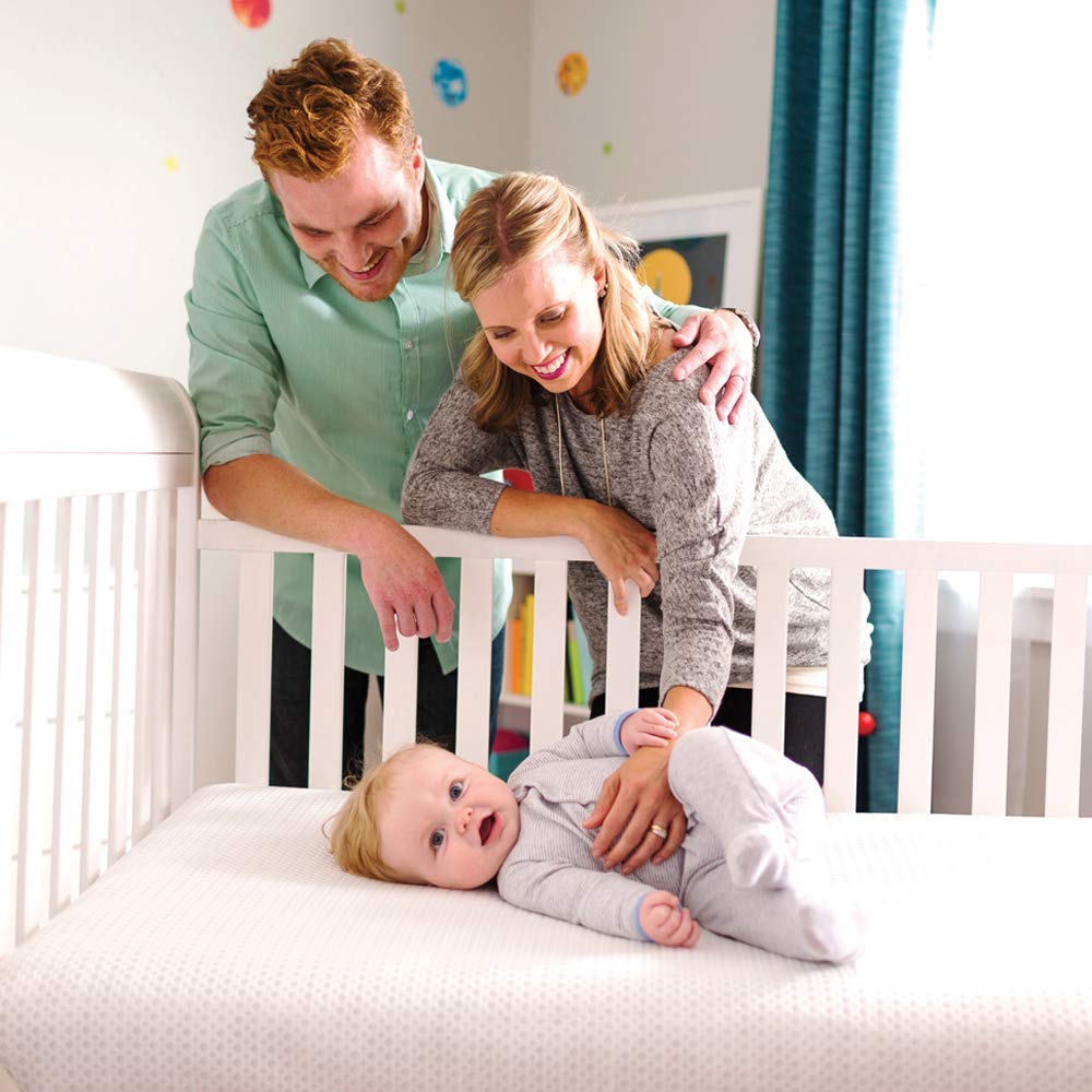 Lullaby Earth: Breathe Safe 2 - Stage Breathable Crib Mattress - Chemical - Free, Dual Firmness - The Tribalist