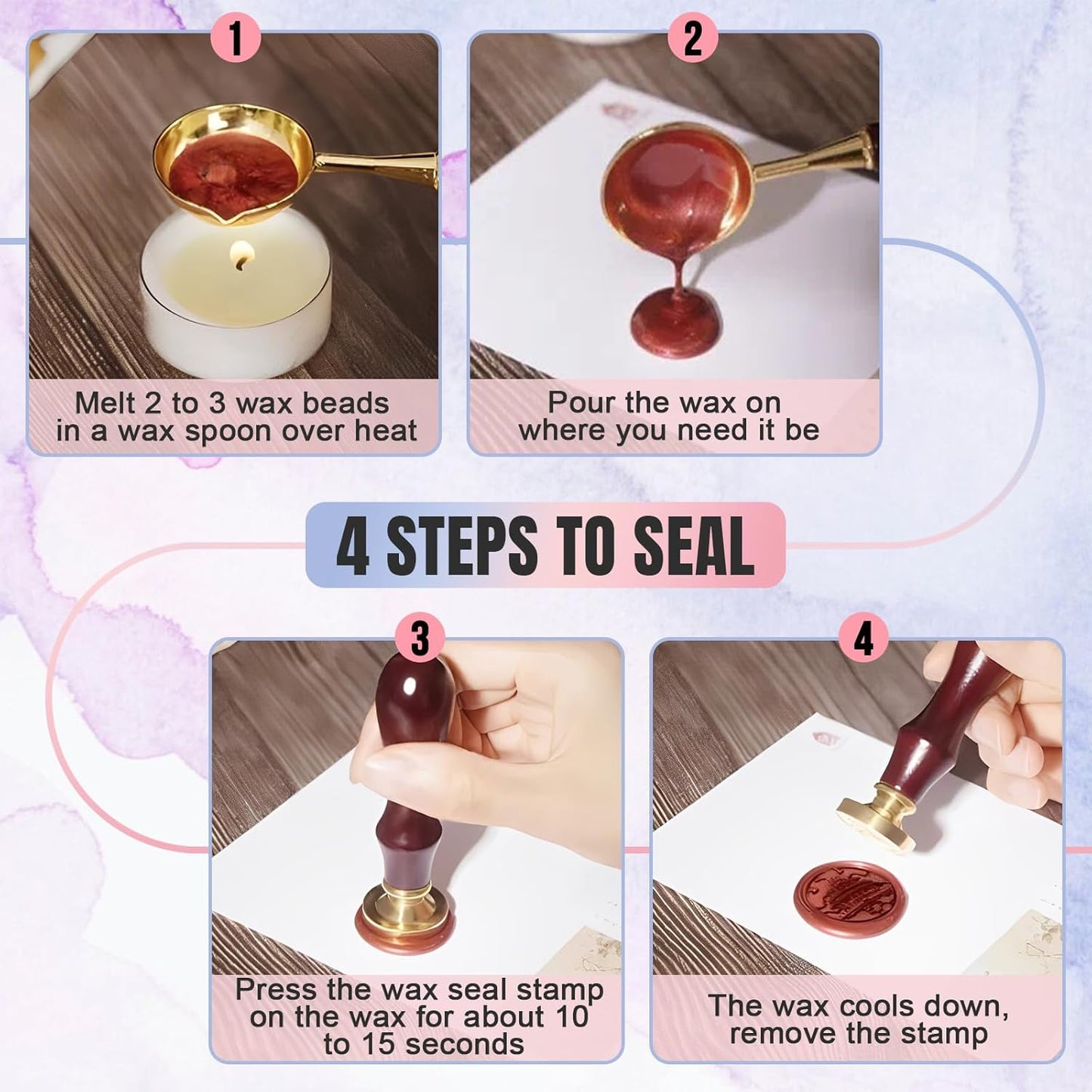 Macchiole: Custom Wax Seal Stamp - Personalized Designs (7 stamp sizes) - The Tribalist