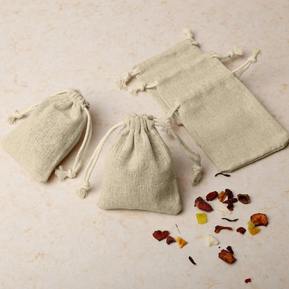 Mayitr: Burlap Drawstring Bags (Pack of 30) - The Tribalist