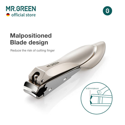 The Tribalist MR.GREEN Baby Safety Nail Clippers, Fingernail Cutter Newborn Baby, Convenient Nail File Manicure Tools