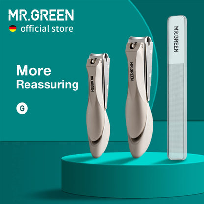 The Tribalist MR.GREEN Baby Safety Nail Clippers, Fingernail Cutter Newborn Baby, Convenient Nail File Manicure Tools